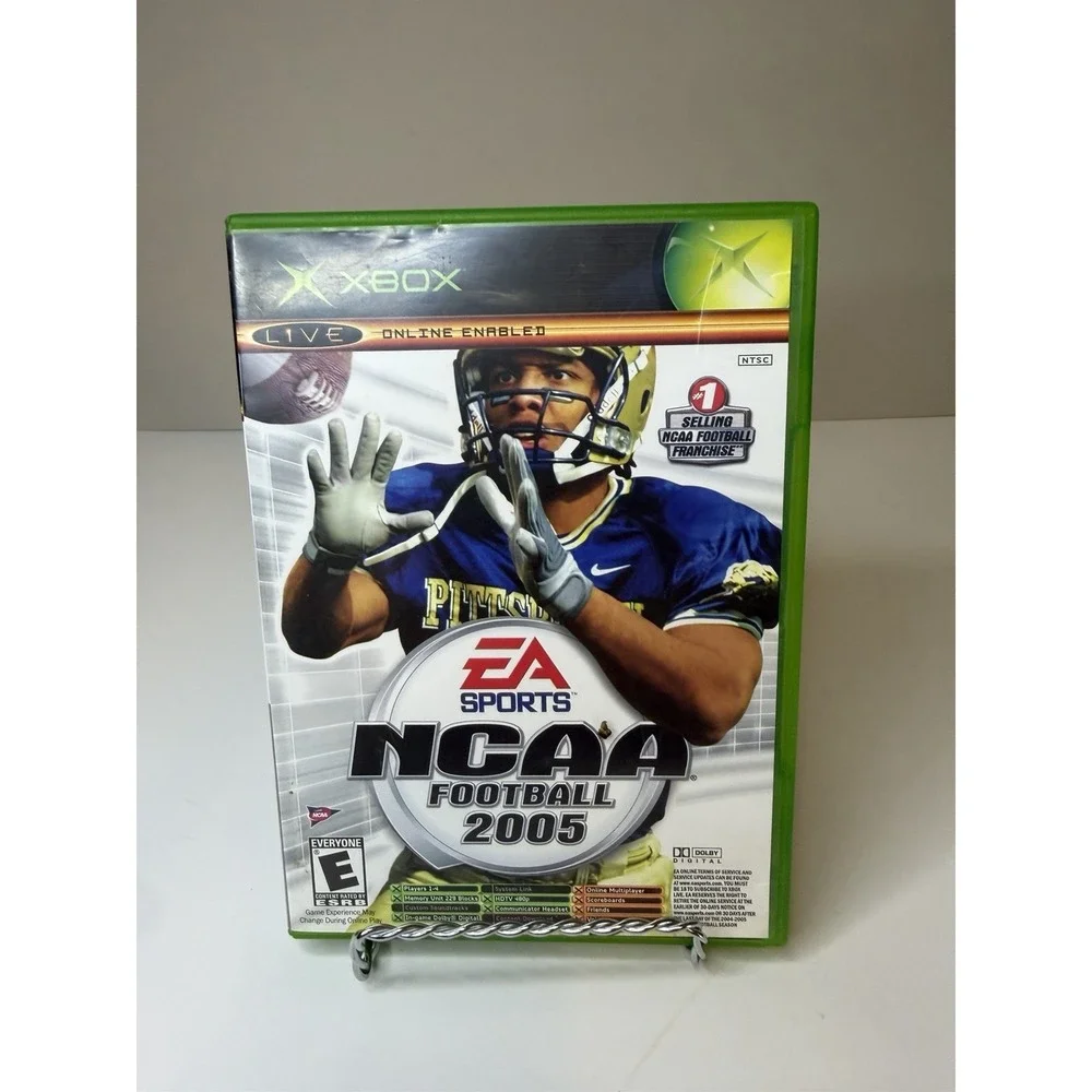 NCAA Football 2005 (Original OG XBOX, 2004) Complete w/ Manual CIB Black Label